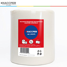 Материал бумажный протирочный HACCPER AIRSORB-S, 24x27 см, белый, 400л/рул