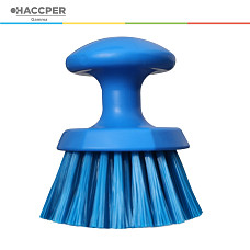 Щетка HACCPER ручная круглая, средней жесткости, синяя