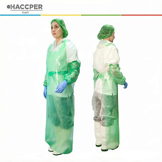 Фартук HACCPER Evatex 1500х830 мм, 100 мкм, зеленый