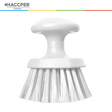 Щетка HACCPER ручная круглая, средней жесткости, белая