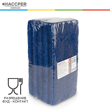 Абразивный лайнер HACCPER NoBrush L-liner, средней жесткости, синий, 250х120х23мм