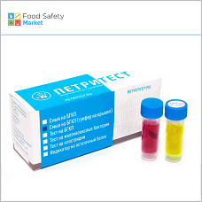 Петритест смыв на колиформные бактерии (БГКП), тупфер на крышке, 12 тестов