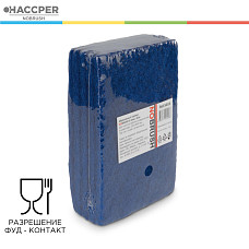 Абразивный лайнер HACCPER NoBrush S-liner, средней жесткости, синий, 150х100х9 мм