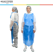 Фартук HACCPER Polytex 140 одноразовый в пластах, 1325х750 мм, 50 мкм, голубой