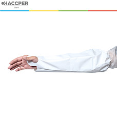 Нарукавник HACCPER Uretex Safegrip 460х220 мм, 150 мкм, белый
