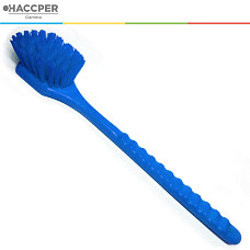 Щетка HACCPER с длинной ручкой, для мытья и оттирки, жесткая, 500 мм, синяя