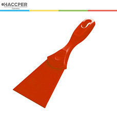 Скребок HACCPER полипропиленовый, 100 мм, красный