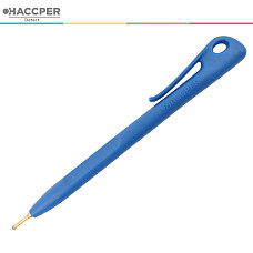 Ручка металлодетектируемая HACCPER Detect одноразовая с клипсой, синяя