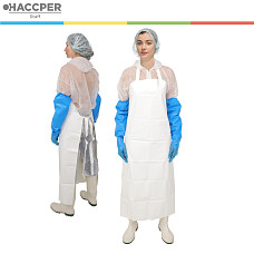 Фартук полиуретановый многоразовый HACCPER Uretex HARDWHITE 1210х890мм, 300мкм, белый