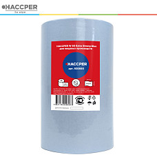 Материал нетканый протирочный HACCPER W 80 Extra Strong Blue, высокая прочность,32х30 см, синий,400л/рул