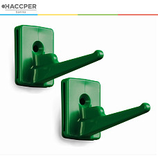 Крючок для органайзера настенного HACCPER Control Point зеленый, 2 шт/упак